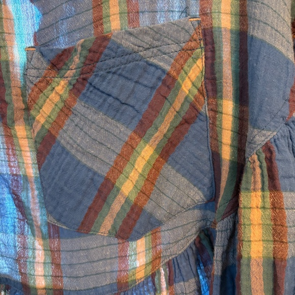 We the Free Plaid Swing Top - large - Picture 2 of 3